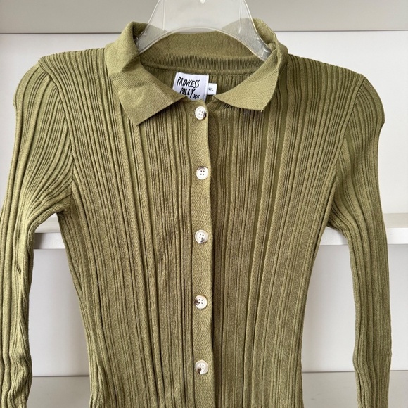 PRINCESS POLLY Ribbed Downtown Mini Dress - Picture 3 of 5